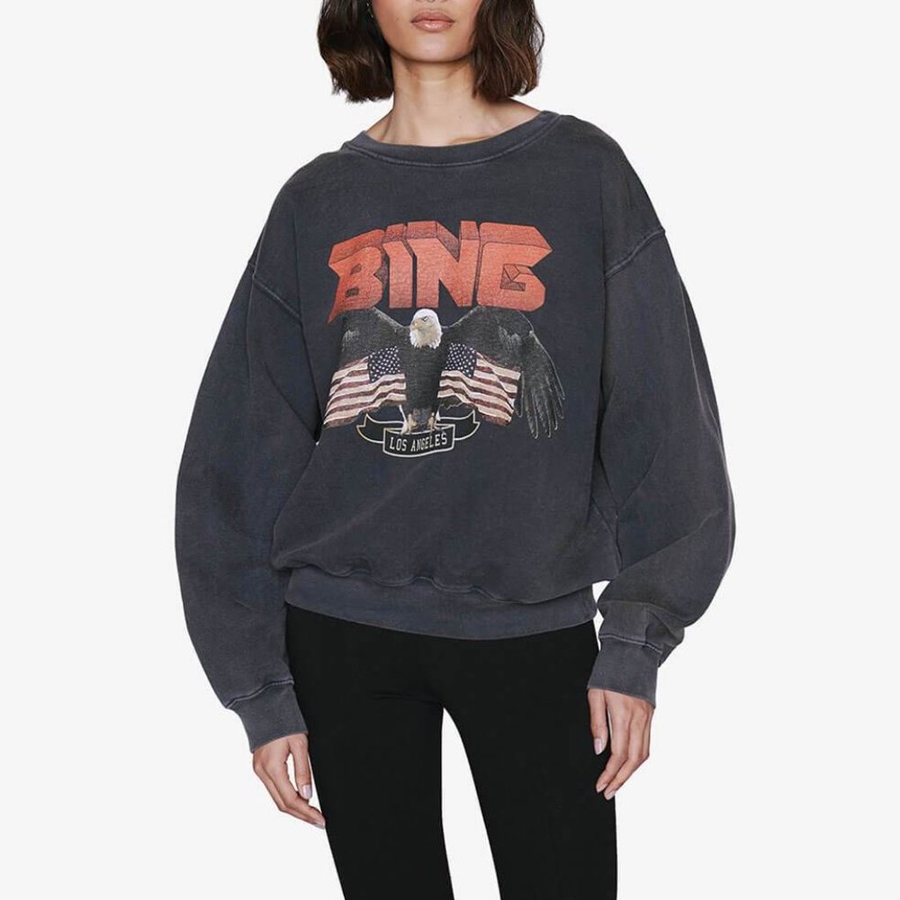 Anine Bing VINTAGE BING SWEATSHIRT - Picture 1 of 11